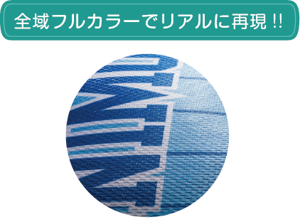 全域フルカラーでリアルに再現